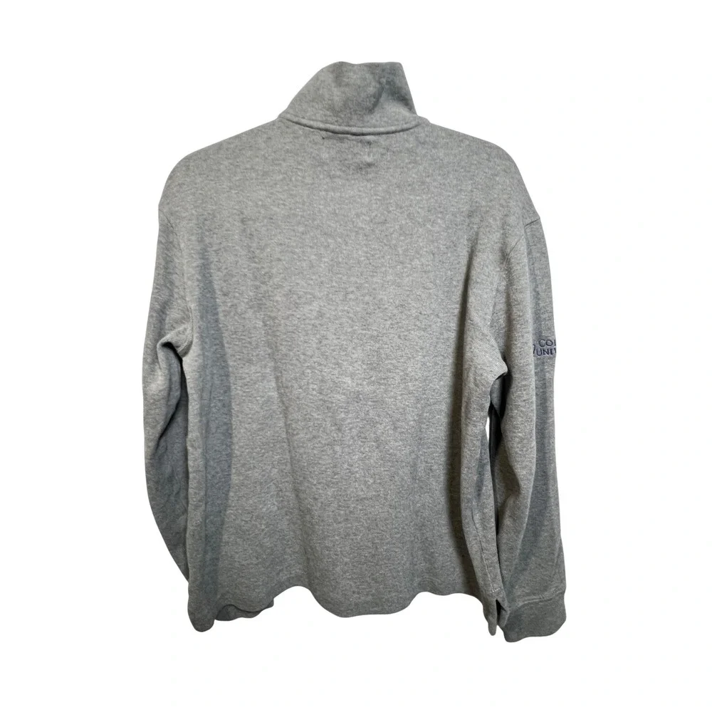 Polo Ralph Lauren Quarter Zip Sweater Mens‎ Small Grey Cotton